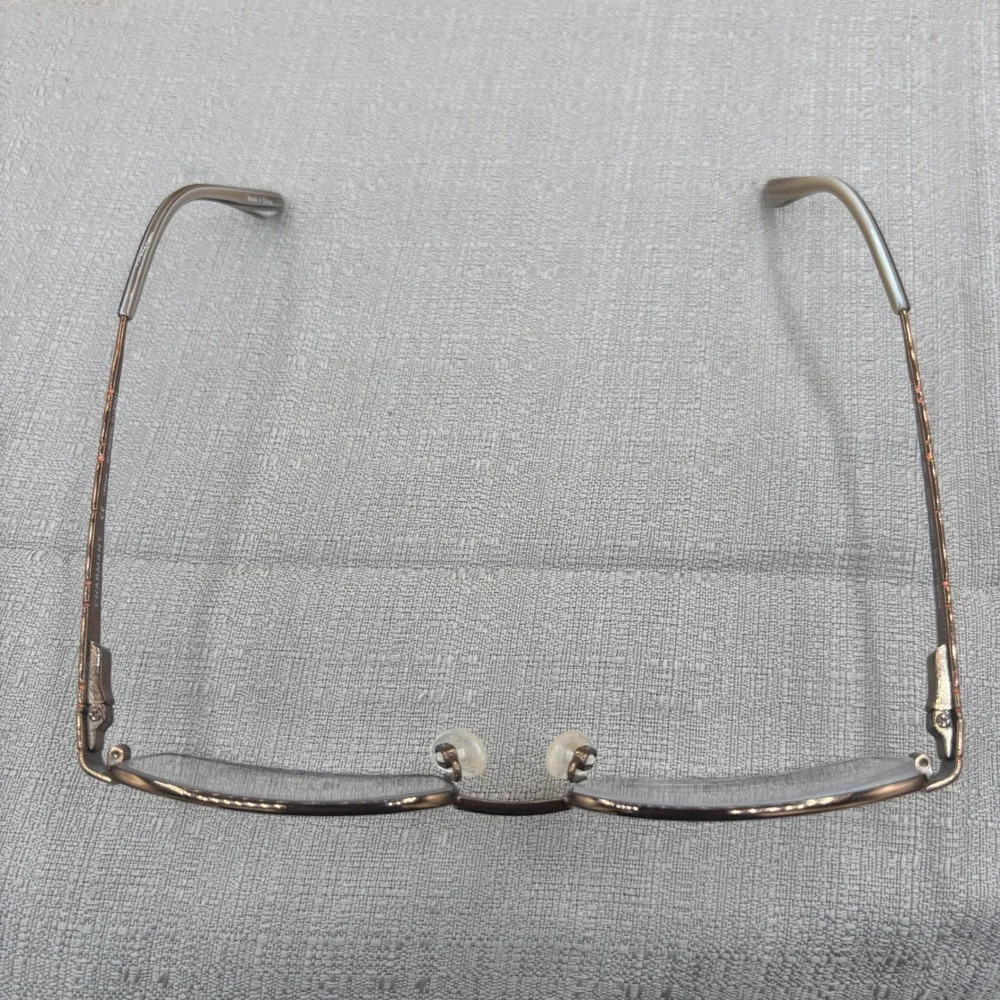 Charmant Eyeglasses Women 52-17-140 Brown Titanium CH10878 BR Librarian-core EX